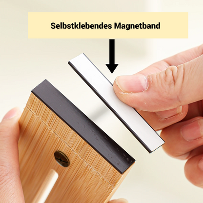 Das 4-teilige Bambus-Schubladenteiler-Set mit Magnetverschluss- Ordnung auf Knopfdruck