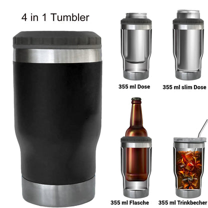 4 in 1 TUMBLER mit integriertem Flaschenöffner