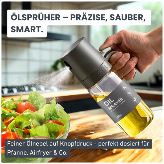 250ml Ölsprühflasche aus Glas – Für gesundes, sauberes Kochen