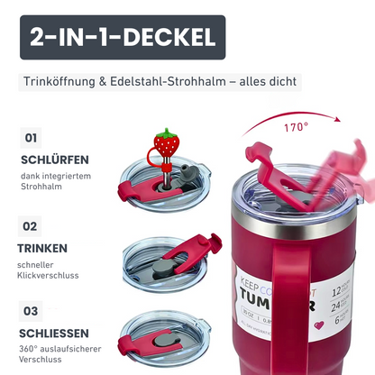 40oz Tumbler – Dein stylischer Begleiter für heiße & kalte Tage