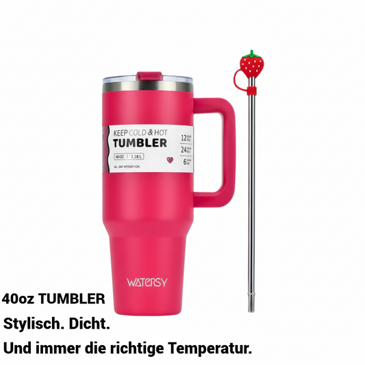40oz Tumbler – Dein stylischer Begleiter für heiße & kalte Tage
