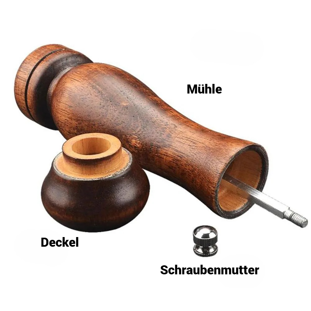 Profi-Pfeffermühle Eiche – Langlebigkeit trifft Präzision