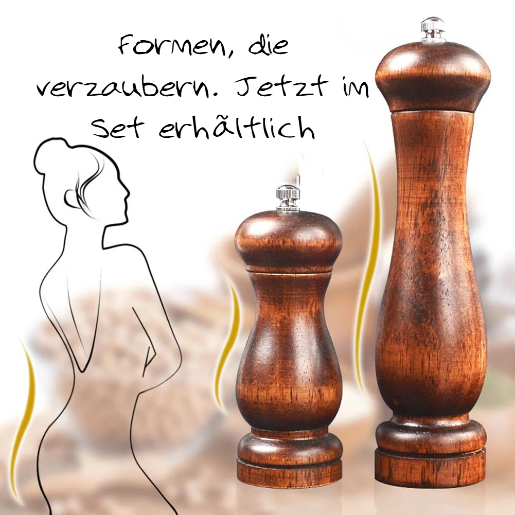 Profi-Pfeffermühle Eiche – Langlebigkeit trifft Präzision