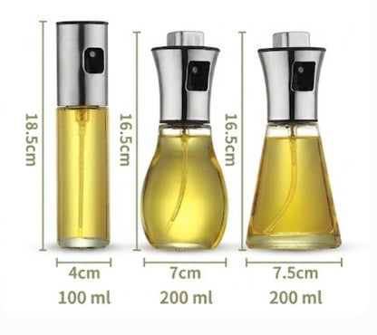 Ölsprüher aus Glas & Edelstahl- Feiner Sprühnebel