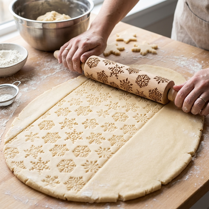 Zauberhafte Weihnachtsbäckerei: Motiv-Nudelhölzer für Plätzchen mit dem gewissen Etwas