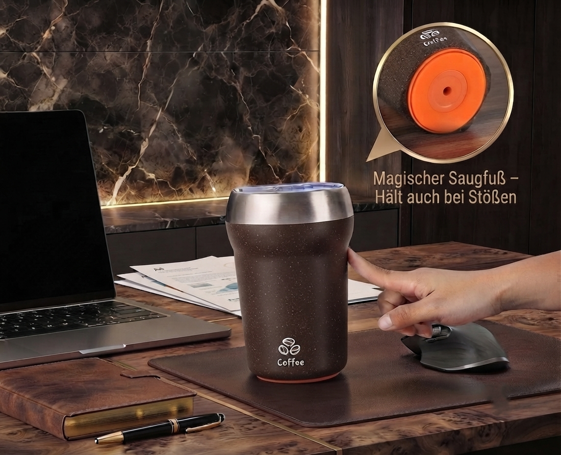 Der Premium Coffee-Recycling-Becher: Wo Design auf magische Stabilität trifft