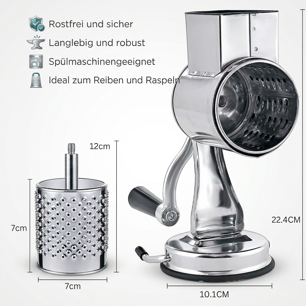 Gourmet-Trommelreiben- Set