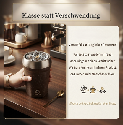 Der Premium Coffee-Recycling-Becher: Wo Design auf magische Stabilität trifft
