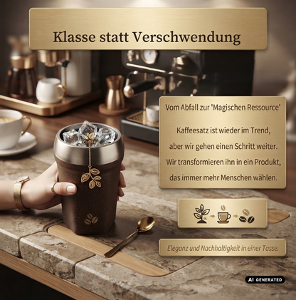 Der Premium Coffee-Recycling-Becher: Wo Design auf magische Stabilität trifft