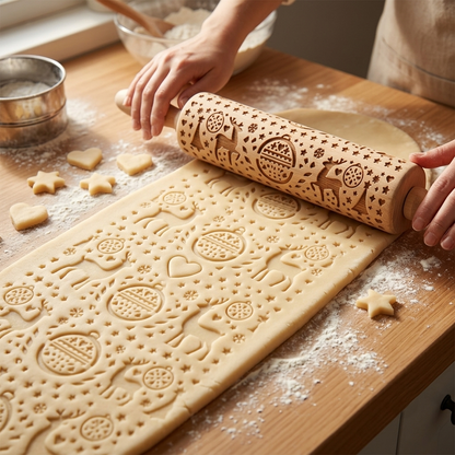 Zauberhafte Weihnachtsbäckerei: Motiv-Nudelhölzer für Plätzchen mit dem gewissen Etwas