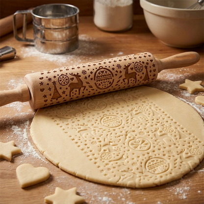 Zauberhafte Weihnachtsbäckerei: Motiv-Nudelhölzer für Plätzchen mit dem gewissen Etwas
