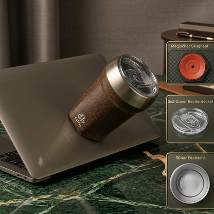 Der Premium Coffee-Recycling-Becher: Wo Design auf magische Stabilität trifft