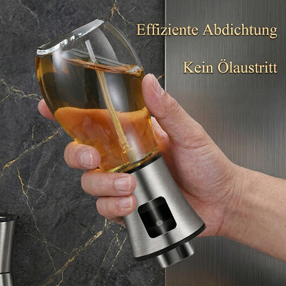 Ölsprüher aus Glas & Edelstahl- Feiner Sprühnebel