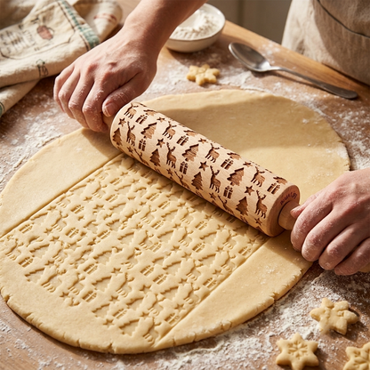 Zauberhafte Weihnachtsbäckerei: Motiv-Nudelhölzer für Plätzchen mit dem gewissen Etwas