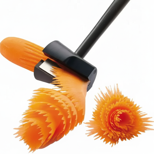 Manueller 3-in-1 Gemüse- und Obst-Spiralschneider- Vergessen Sie unsaubere Schnitte und mühsames Hacken.