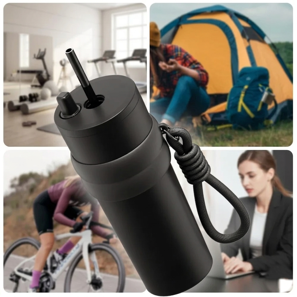 Premium Thermo-Travel-Mug (700 ml) – 18/10 Edelstahl & Auslaufschutz