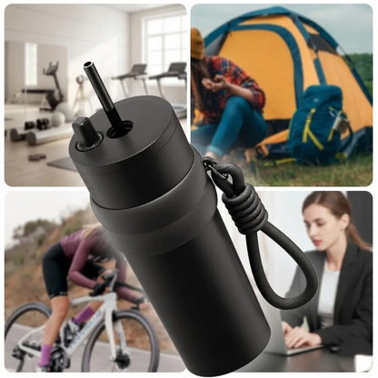 Premium Thermo-Travel-Mug (700 ml) – 18/10 Edelstahl & Auslaufschutz