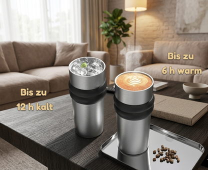 Premium Thermo-Travel-Mug (700 ml) – 18/10 Edelstahl & Auslaufschutz