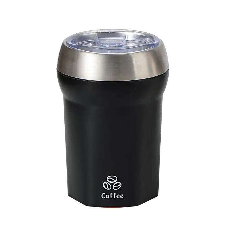 Coffee Tumbler with Suction Base Spill-Proof Bottom Grip Mug 400ML Coffee Cup with Lid Portable Insulated Vacuum Flask