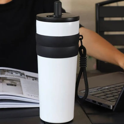 Premium Thermo-Travel-Mug (700 ml) – 18/10 Edelstahl & Auslaufschutz