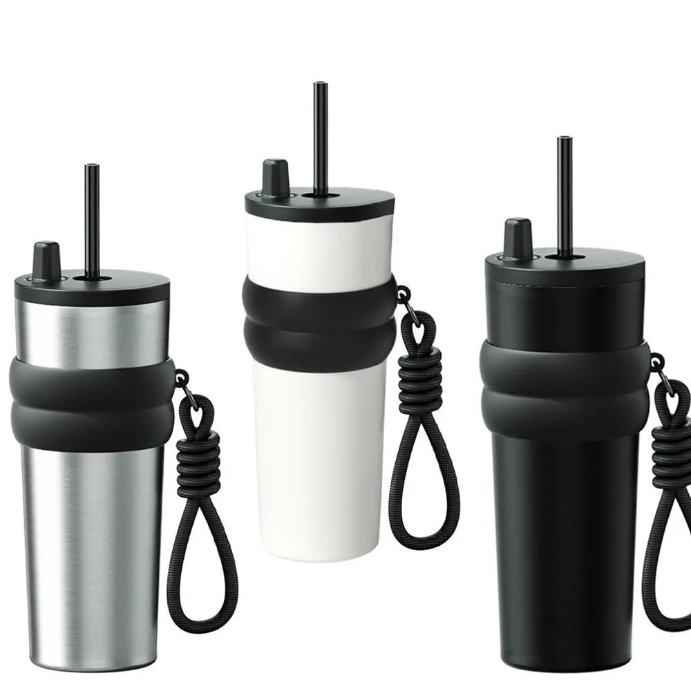 Premium Thermo-Travel-Mug (700 ml) – 18/10 Edelstahl & Auslaufschutz