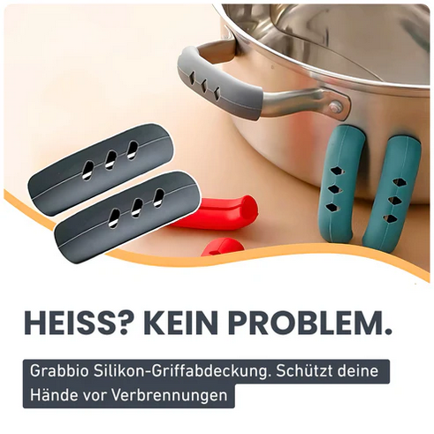 Silikon-Griffabdeckungen – Hitzeschutz für Töpfe & Pfannen (2–8 Stück)